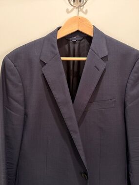 Bonobos Slim Fit Marzotto Italian Wool Suit, Size 42R, 35x32 Pant